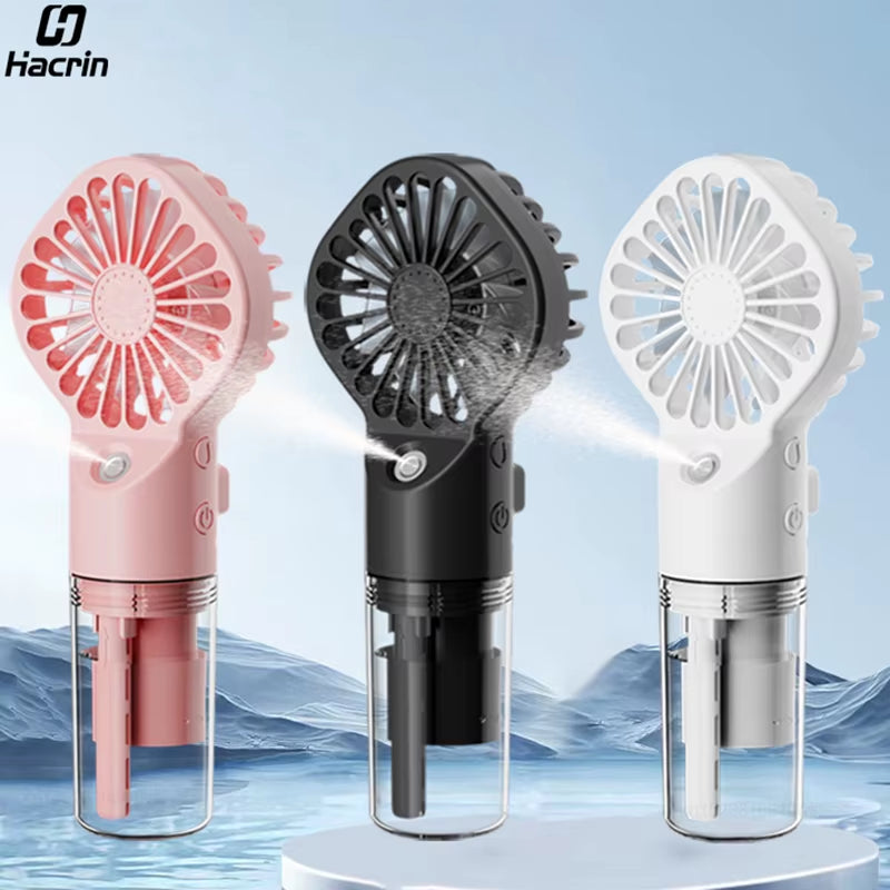 Portable Humidifier Fan Mini Handheld 