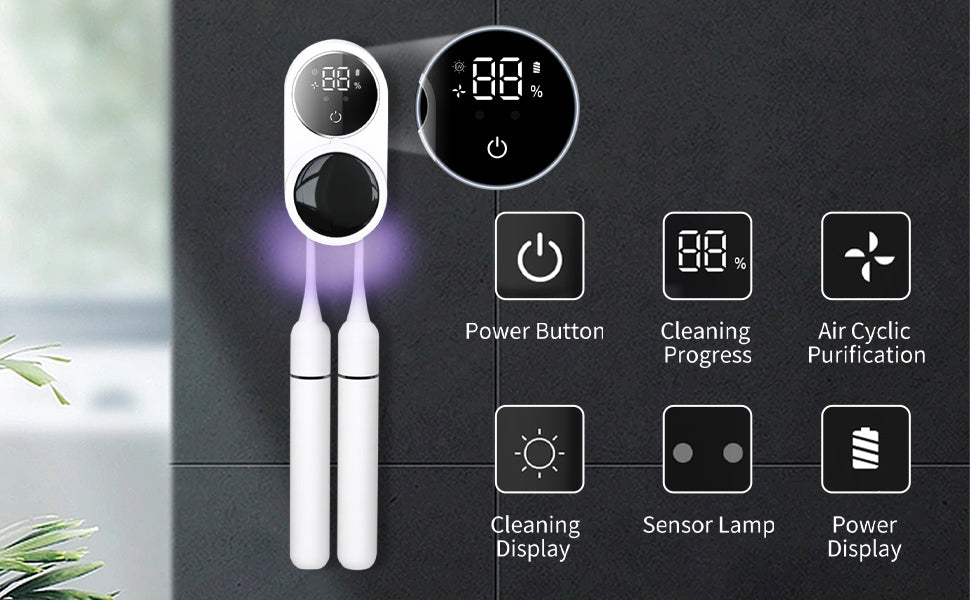 Double UV Toothbrush Sterilizer