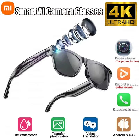 XIAOMI 4K HD AI Smart Glasses 