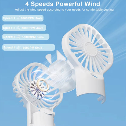 Portable Humidifier Fan Mini Handheld 